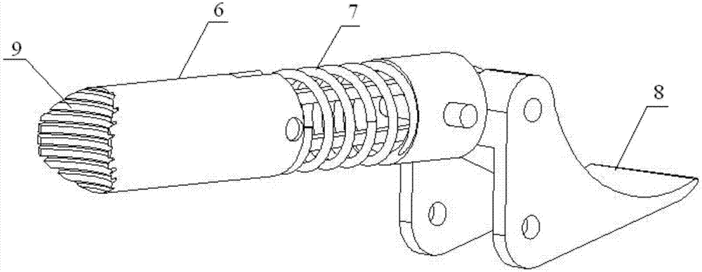 Sighting device for closed punching of coracoid clavicle