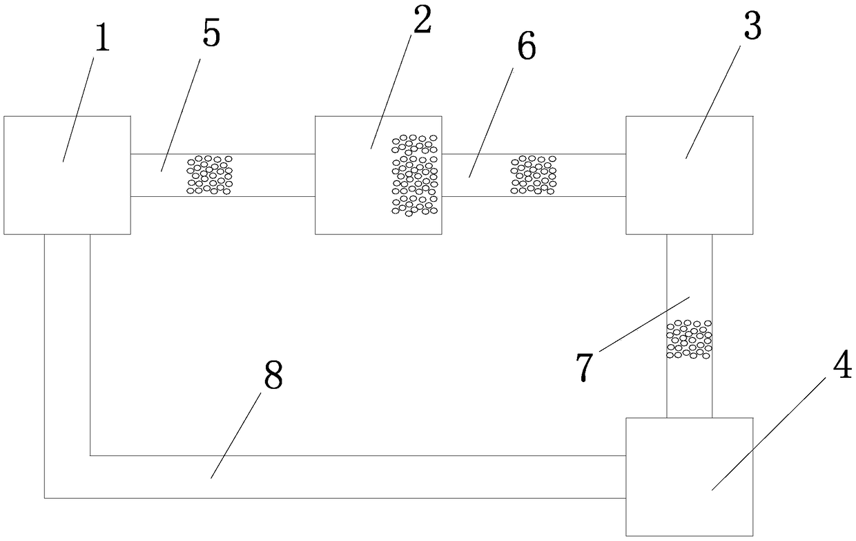 Efficient-sewage-discharging fish breeding system based on sewage-discharging mechanism