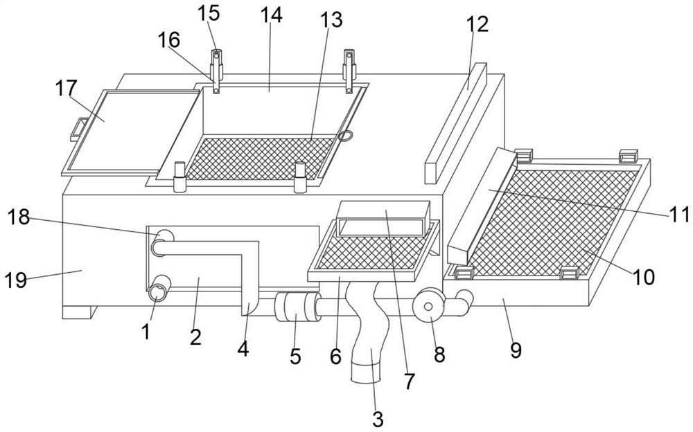 Crab fry screening device for crab breeding