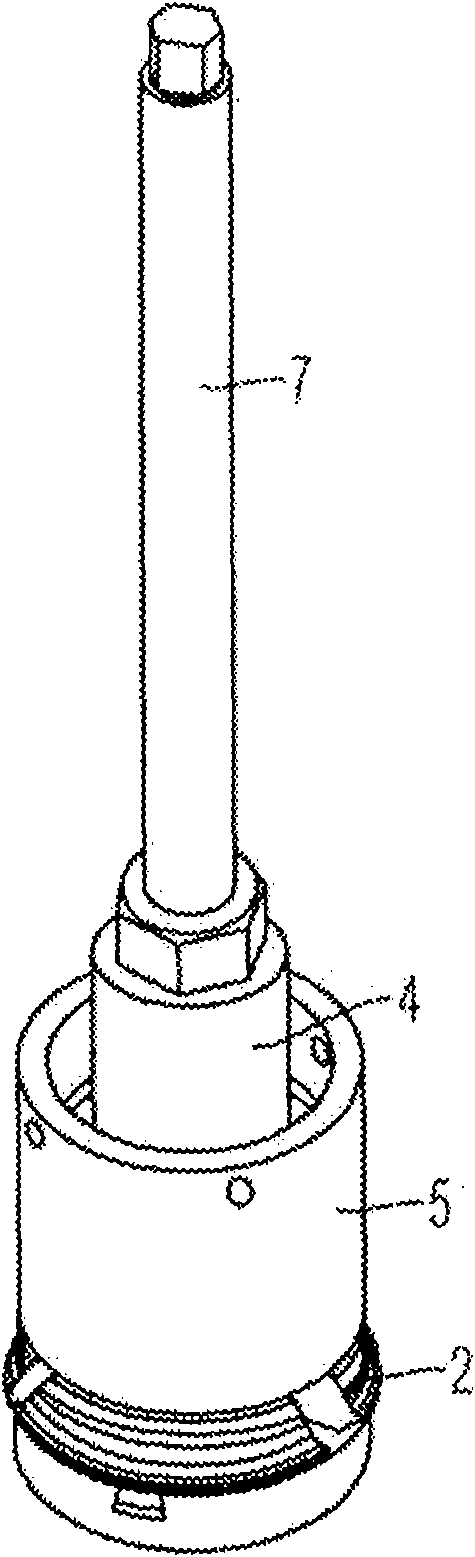 Apparatus and method for pulling out valve cup ring