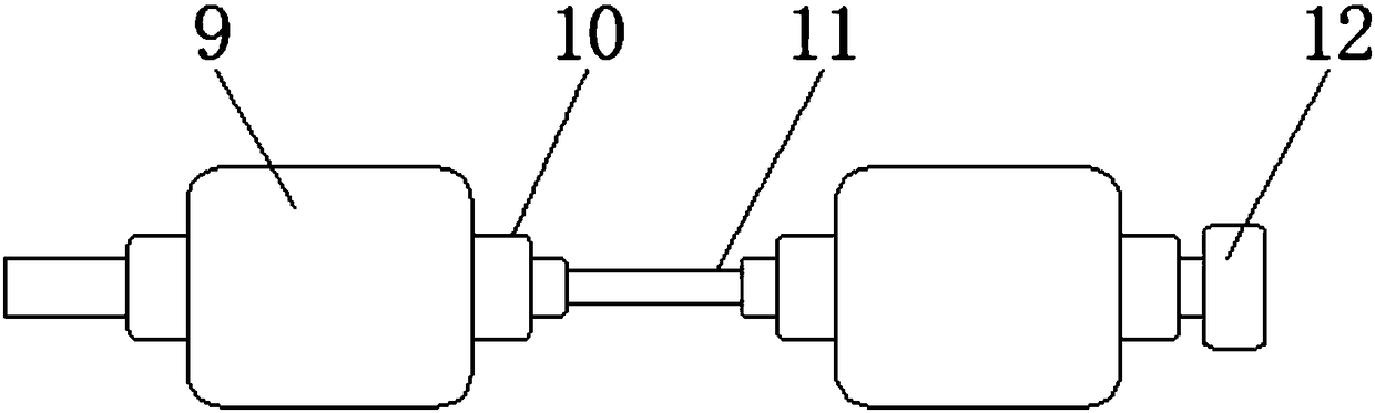 Filling, digging and observing device of earth-rock for construction