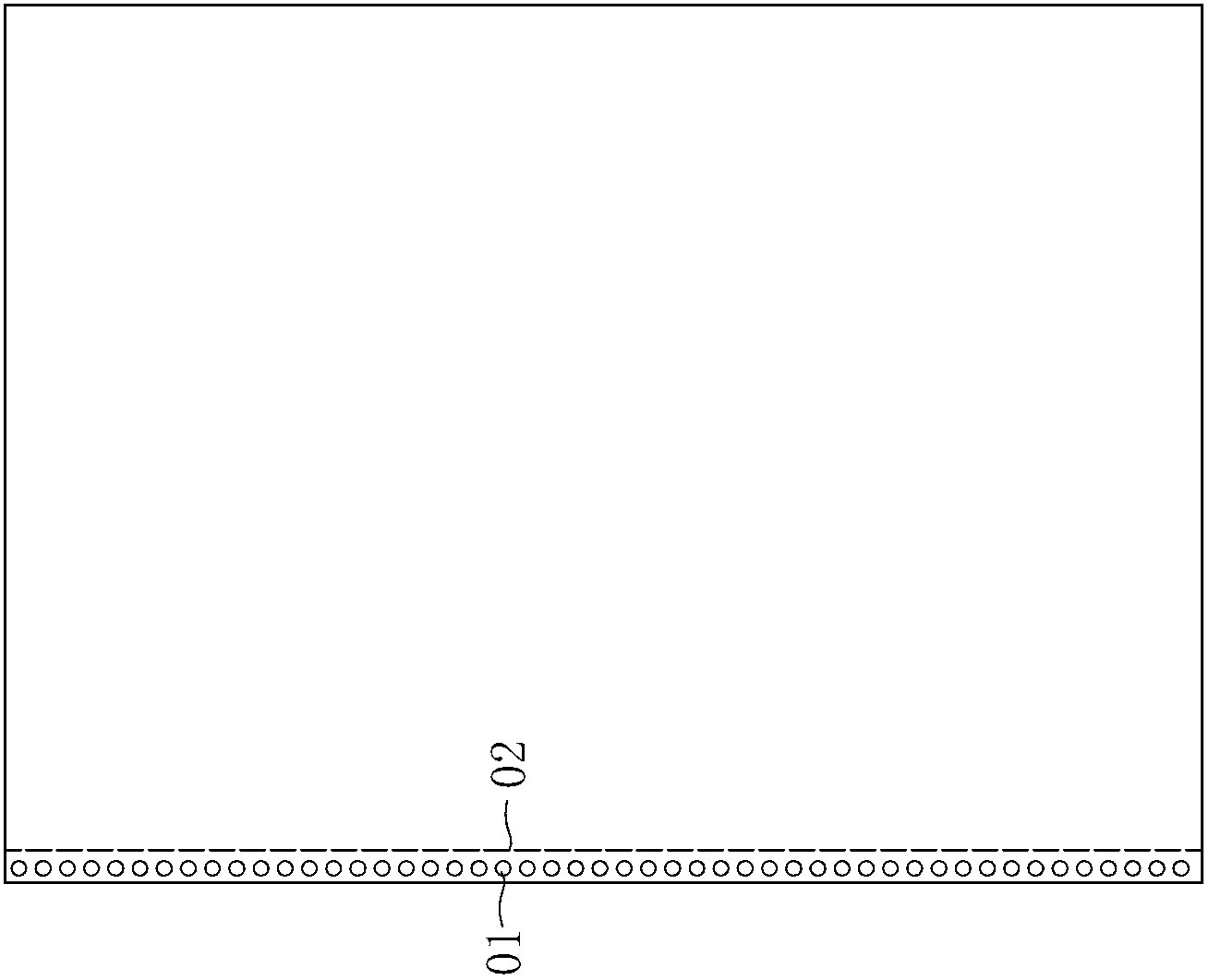 Die for punching holes and forming tear line on paper product