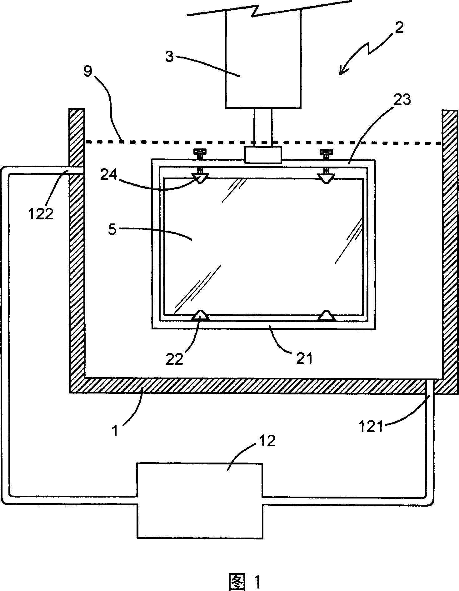 Method and device for panel etching process