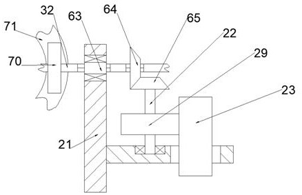 Reinforcing steel bar bending device with adjustable bending degree and length