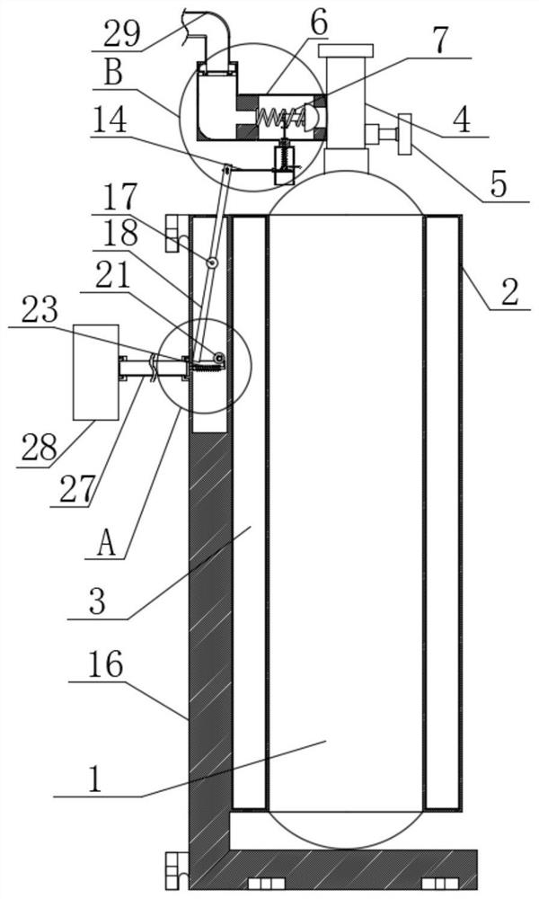 Insulation type fire extinguisher capable of being automatically started through temperature sensing