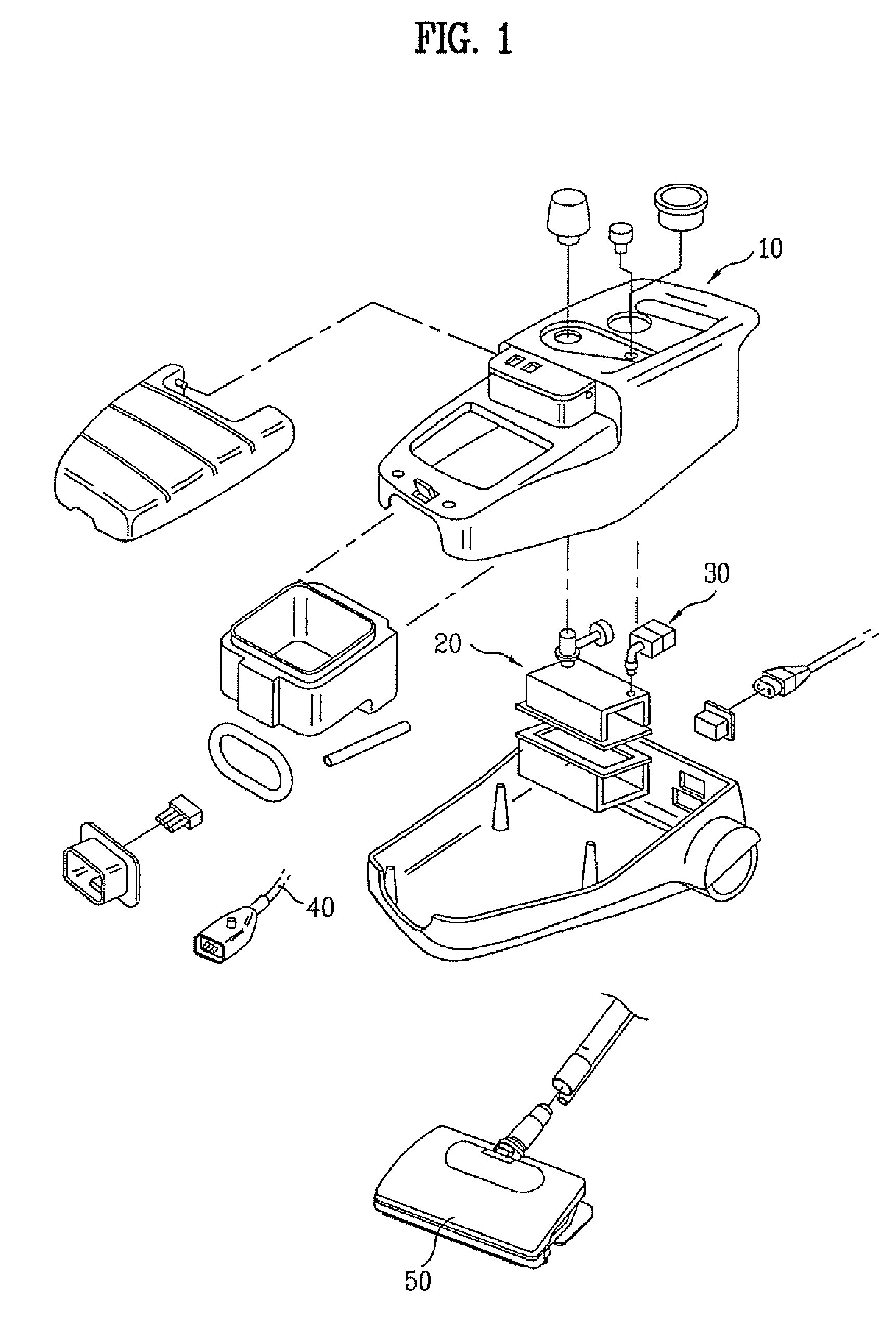 Vacuum cleaner and intake port unit thereof