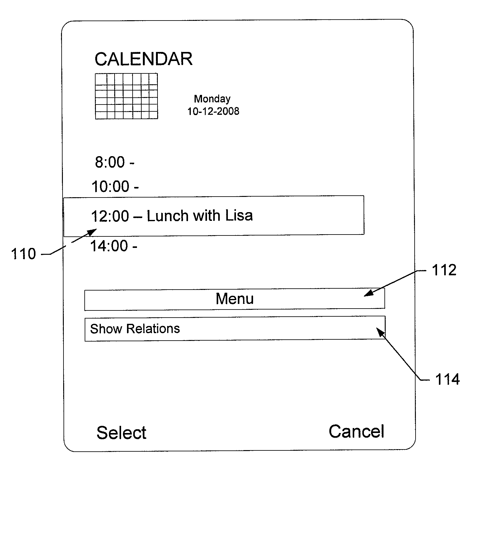 Method, apparatus and computer program product for providing an information model-based user interface