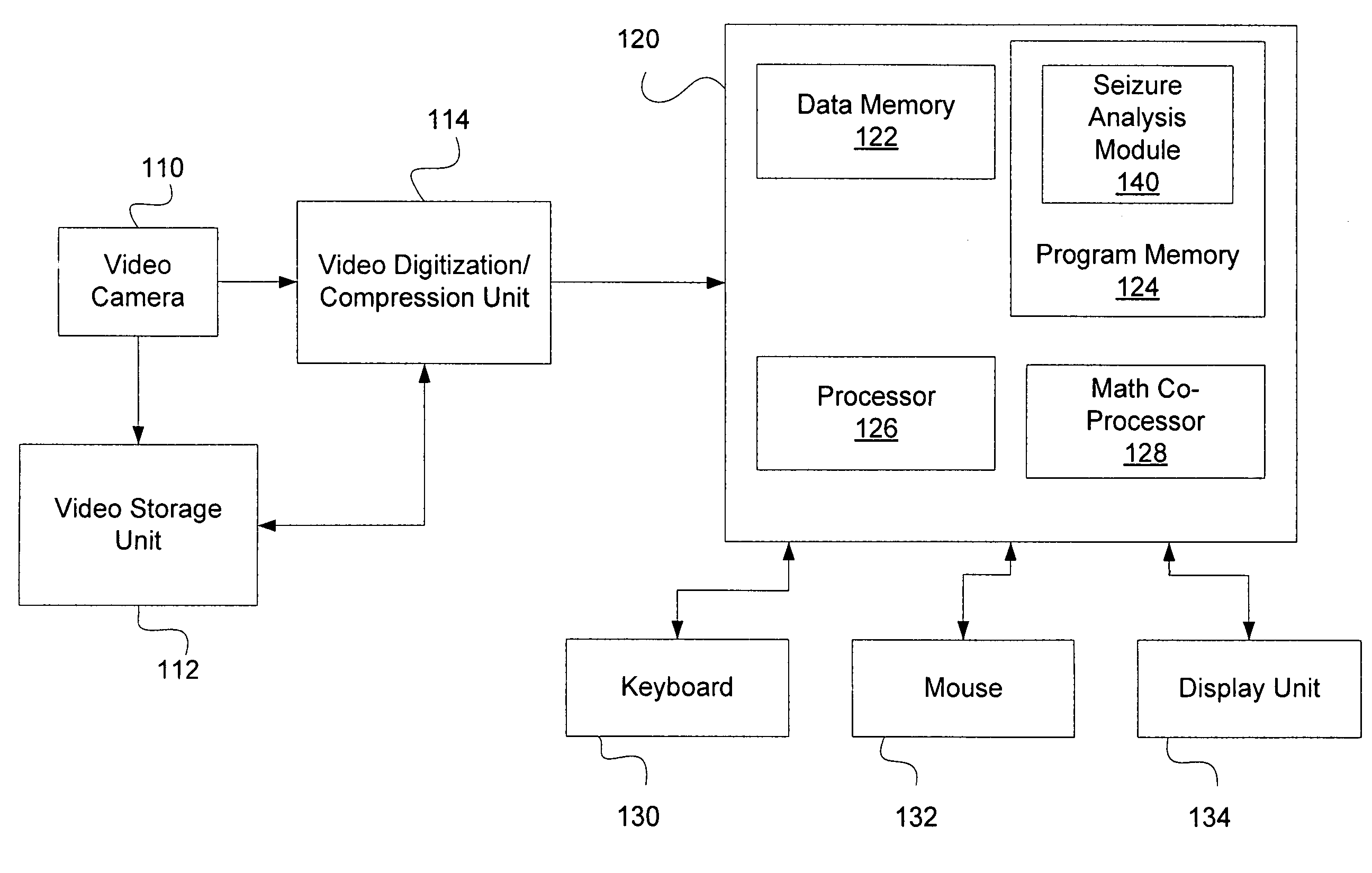 System and method for animal seizure detection and classification using video analysis