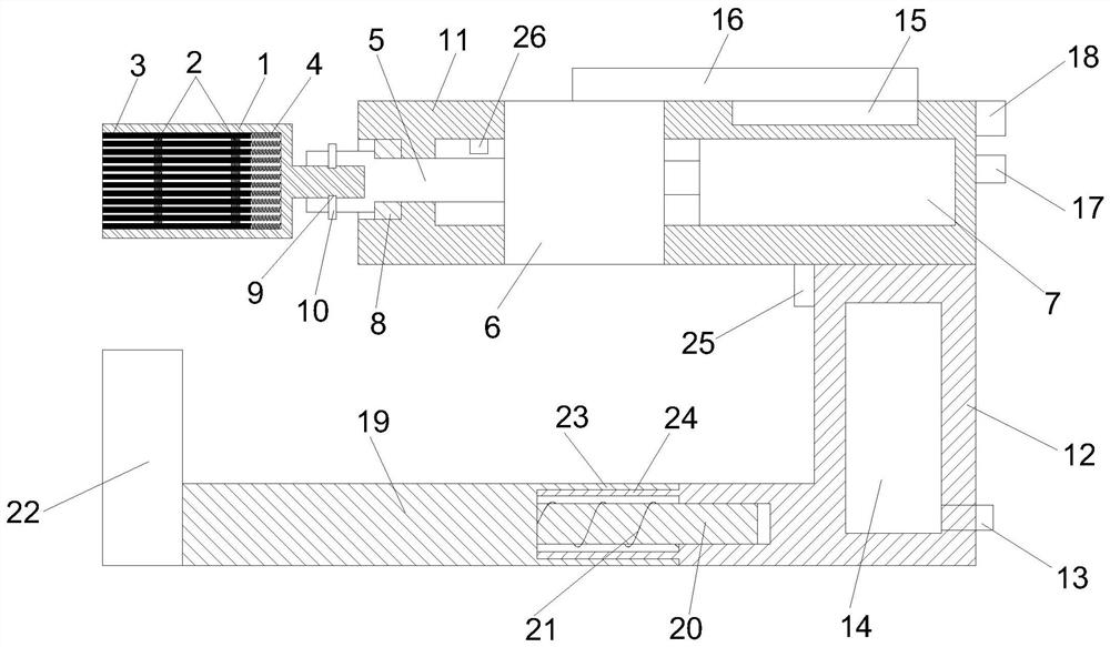 Novel electric crank of high-voltage switch cabinet