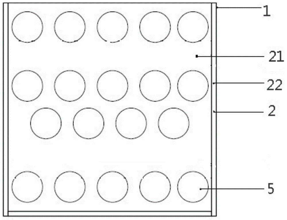 Movable perpendicular greening container and perpendicular greening system