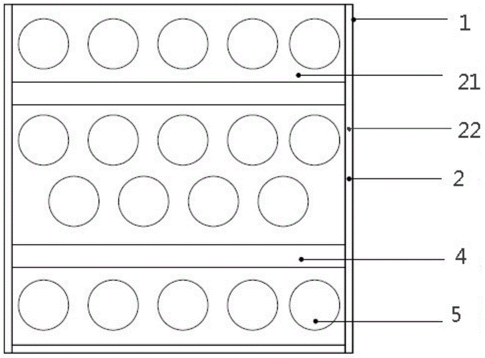 Movable perpendicular greening container and perpendicular greening system