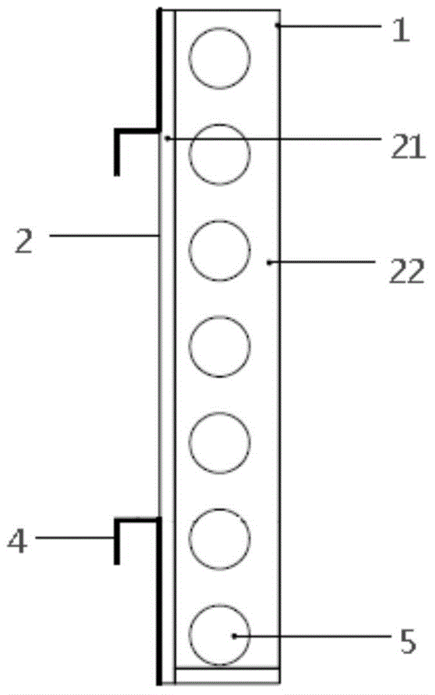 Movable perpendicular greening container and perpendicular greening system