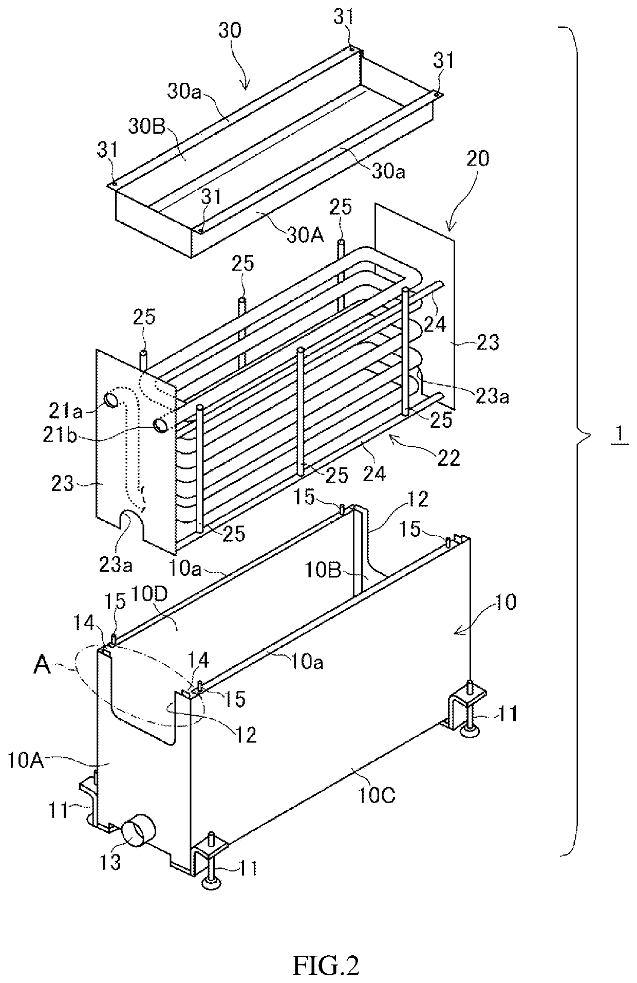 Heat exchanging apparatus