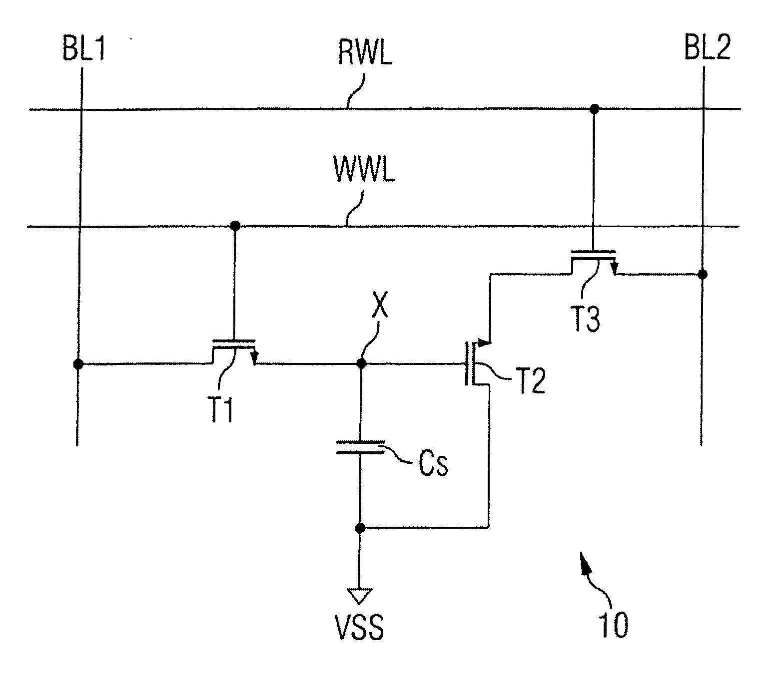 Multi-transistor memory cells