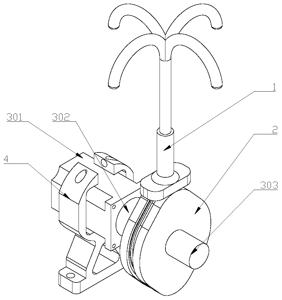 Hand-held telescopic chestnut vibrating picking device