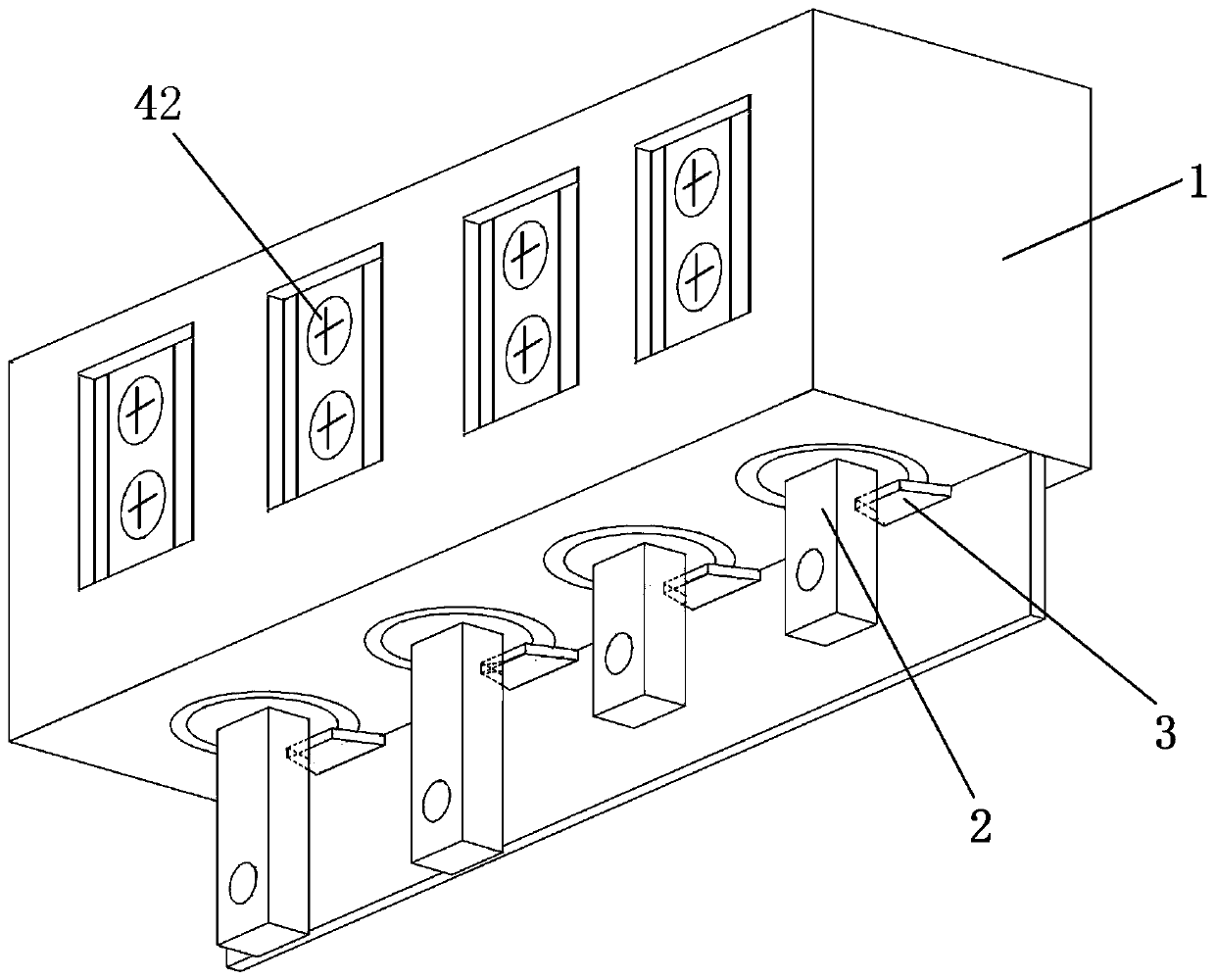 Electricity meter terminal seat intensity detecting device and method