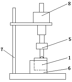 Electricity meter terminal seat intensity detecting device and method