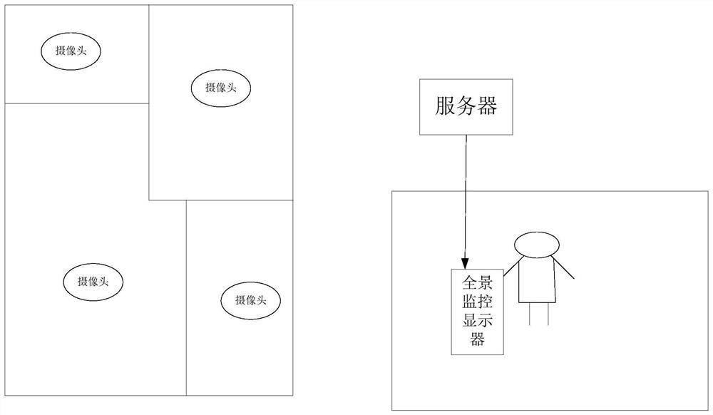 Intelligent tower crane operation panoramic monitoring restoration method and system for intelligent construction site