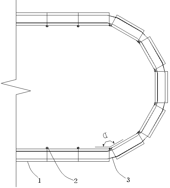 Train water loading hose support device