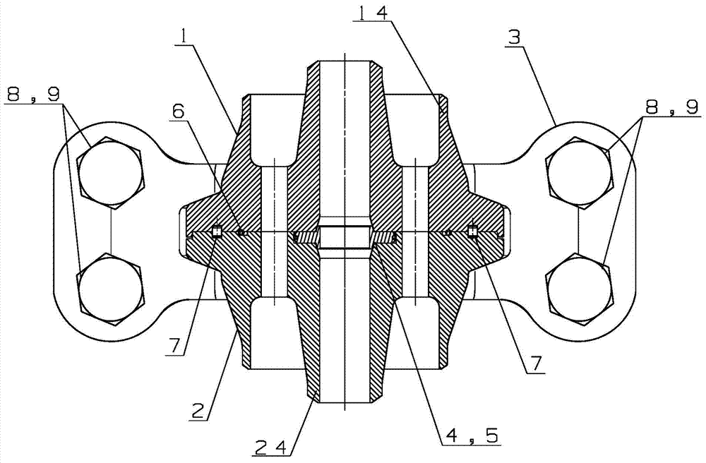 Connecting apparatus of dual-wall high-pressure gas pipelines