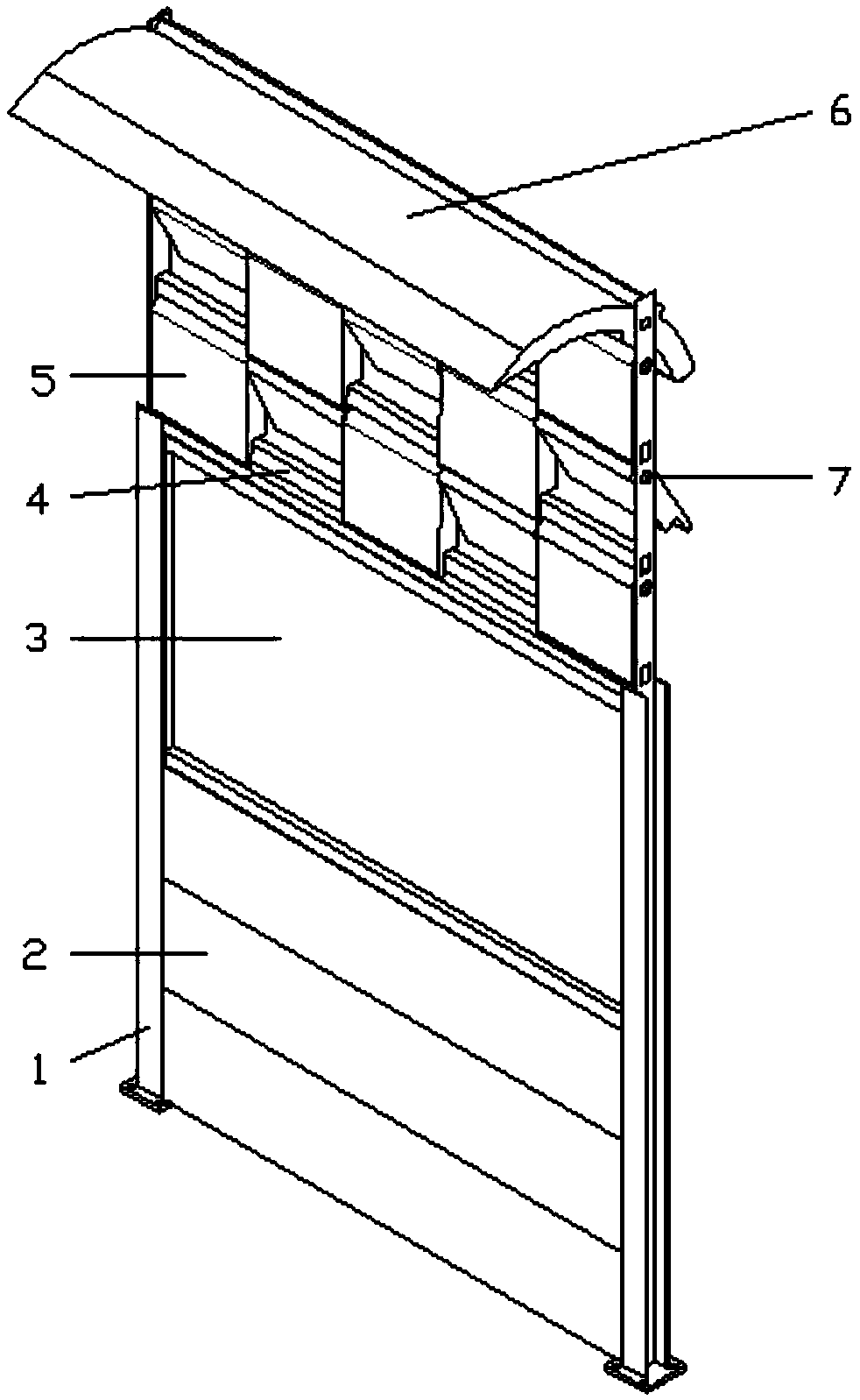 Double side air bearing load reducing environment-friendly sound barrier