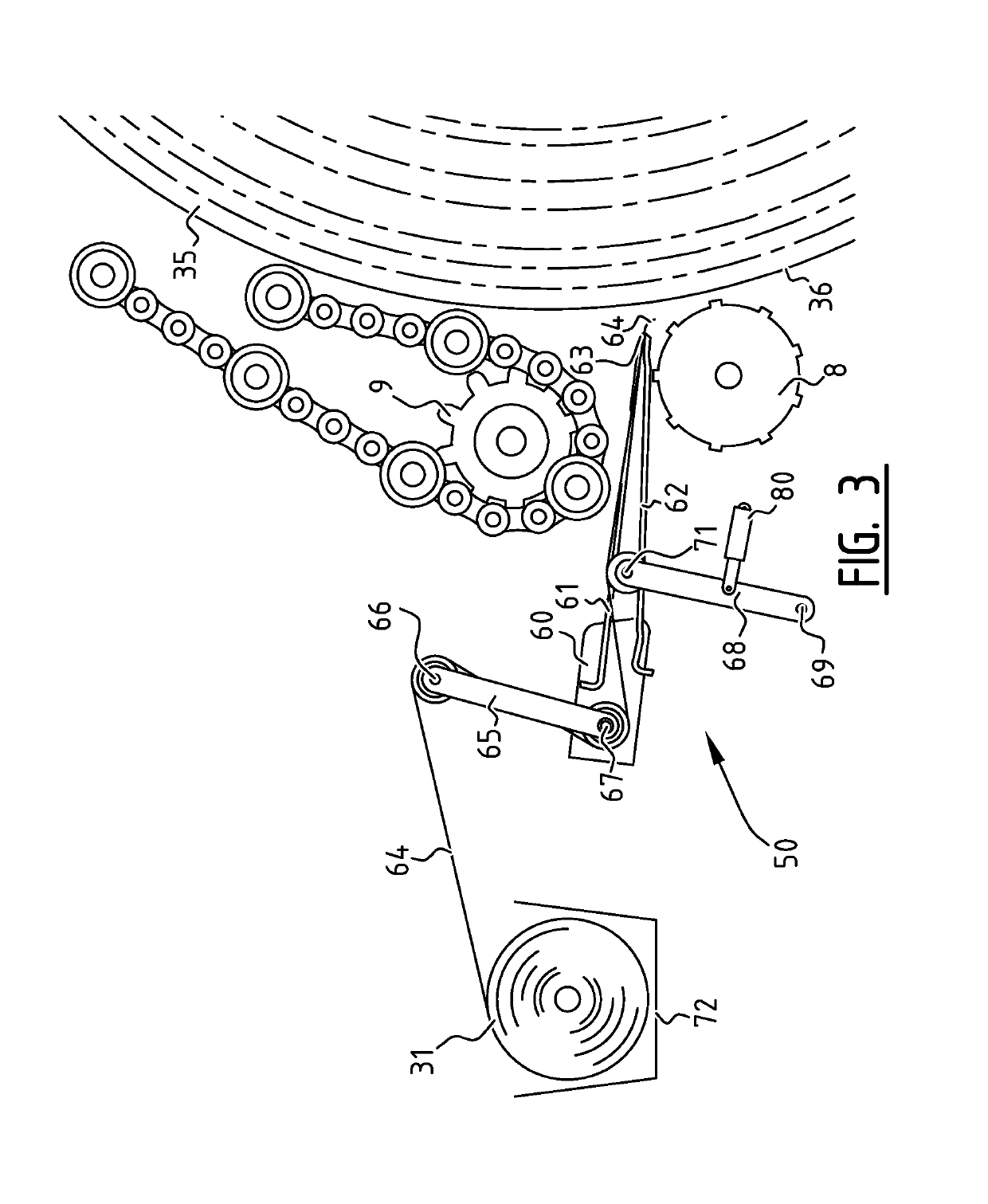 Bale wrapping mechanism