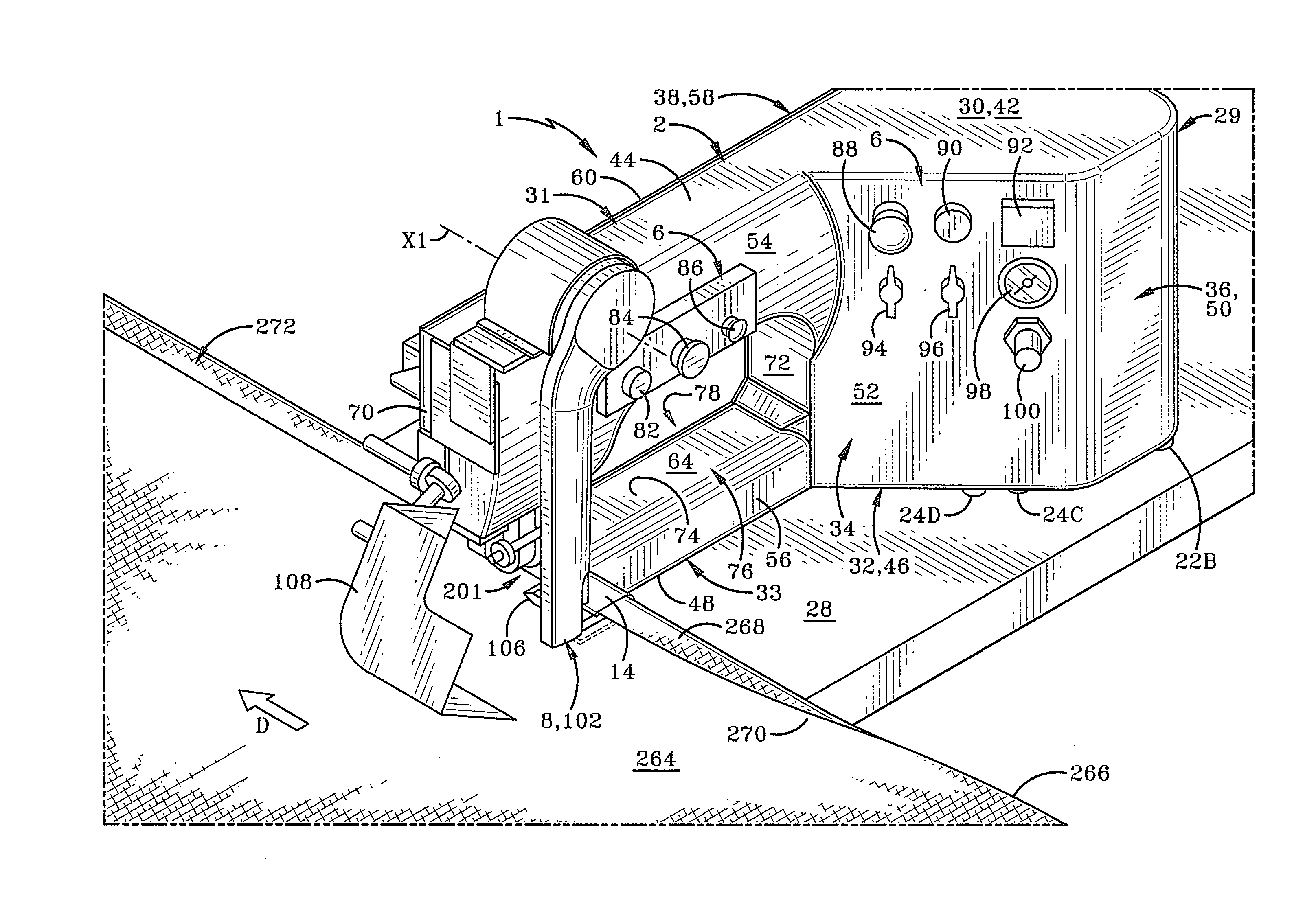 Portable heat welding machine