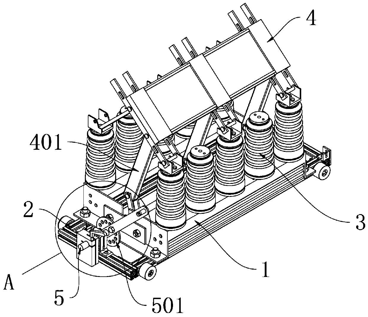 Self-luminous anti-collision device for isolating road and bridge construction