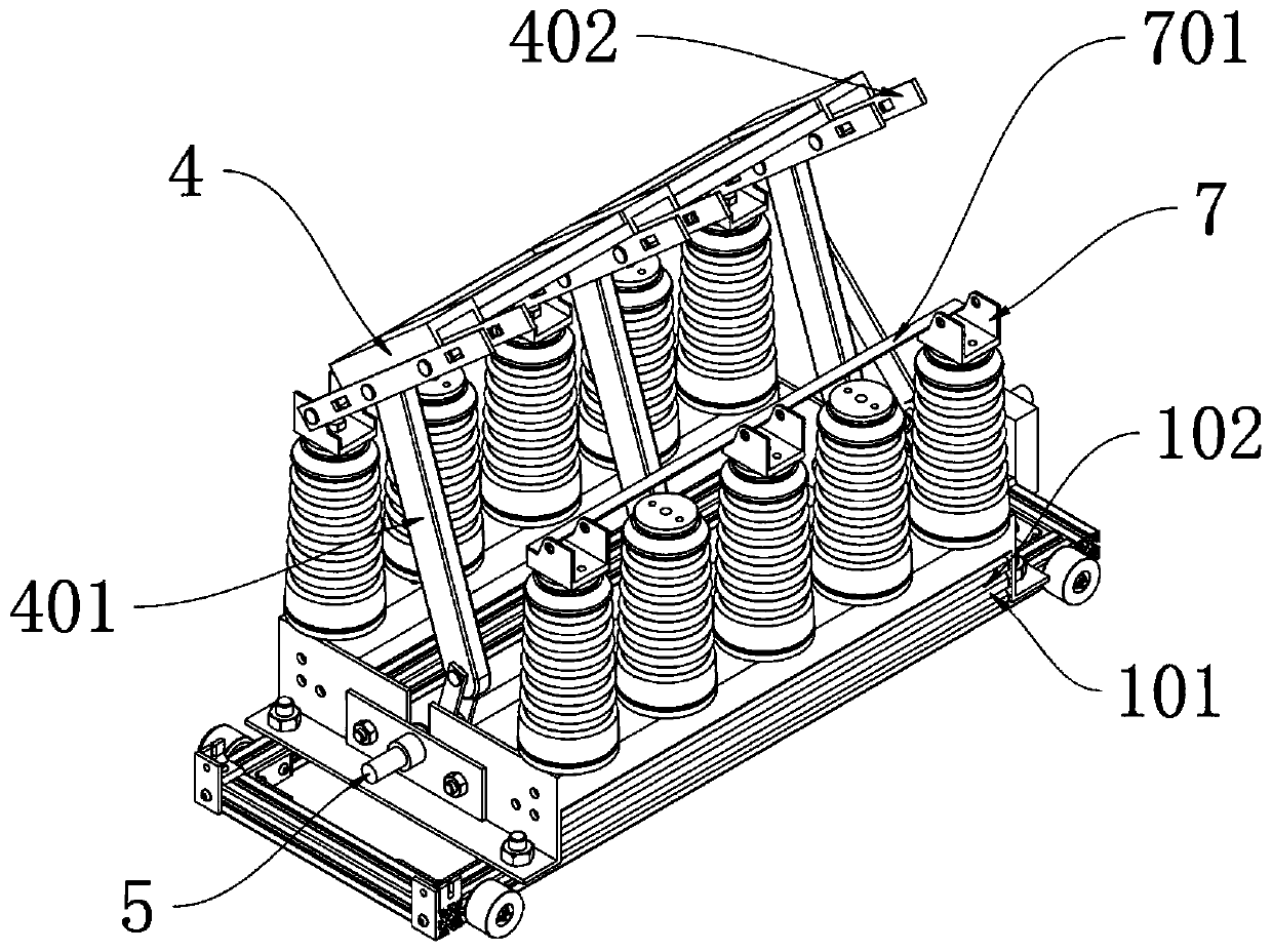 Self-luminous anti-collision device for isolating road and bridge construction