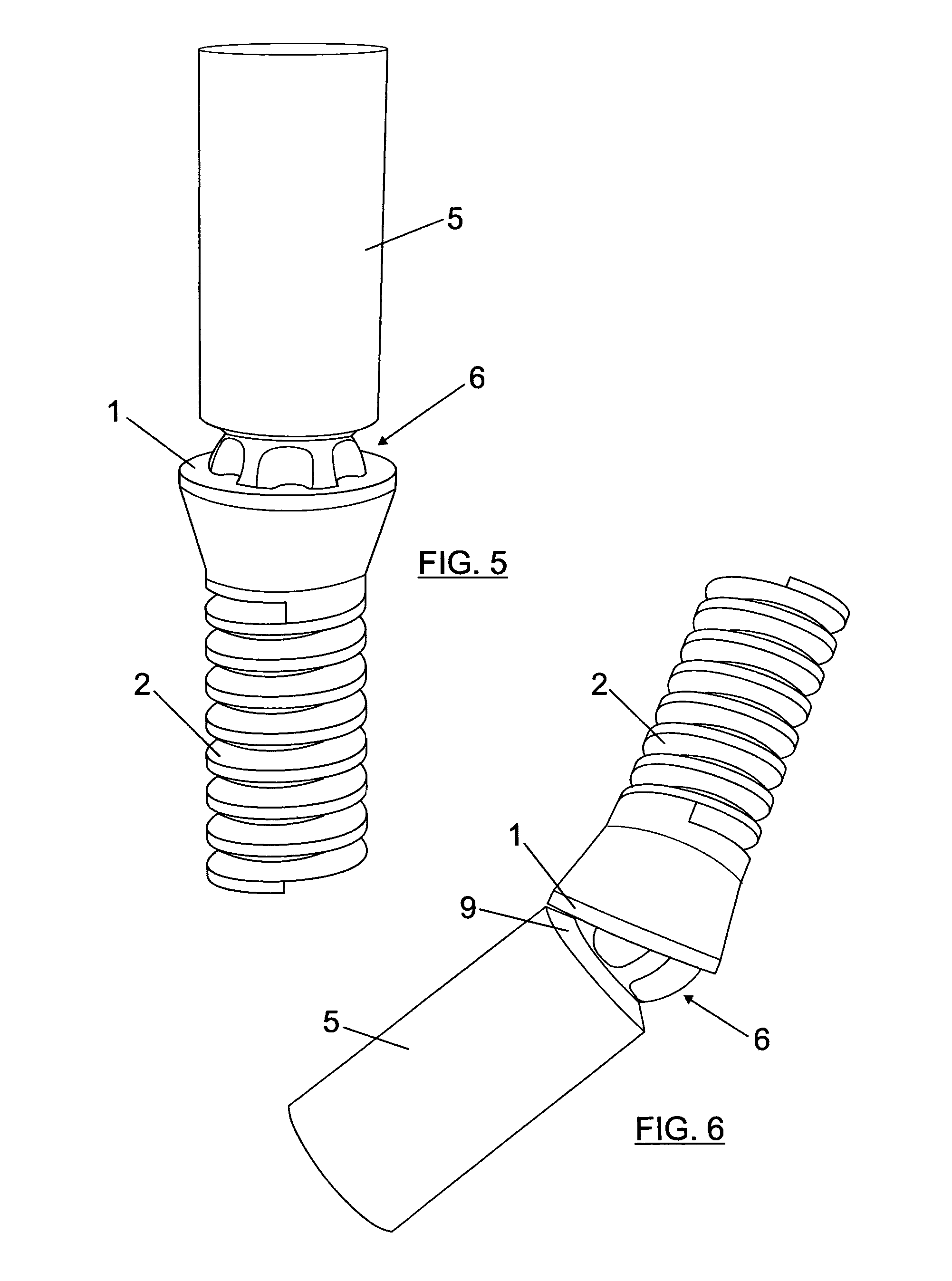 Coupling structure between screw head and tightening tool