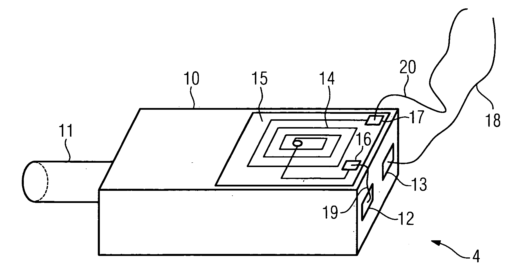 Hearing apparatus having a receiver compensation coil