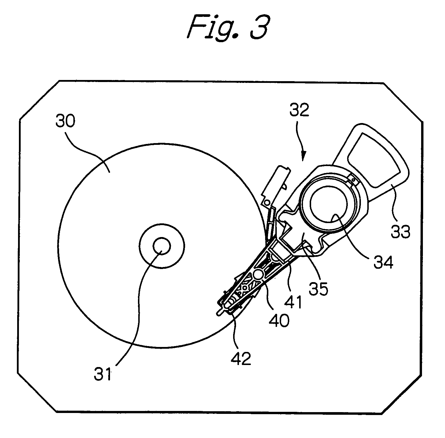 Head supporting mechanism including two load beams with ribs overlapped with each other