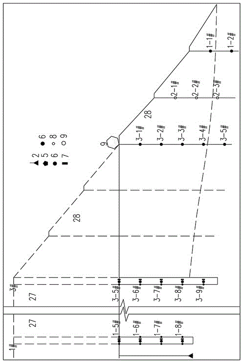 High-backfill deformation wireless remote integrated monitoring system and mounting and monitoring method