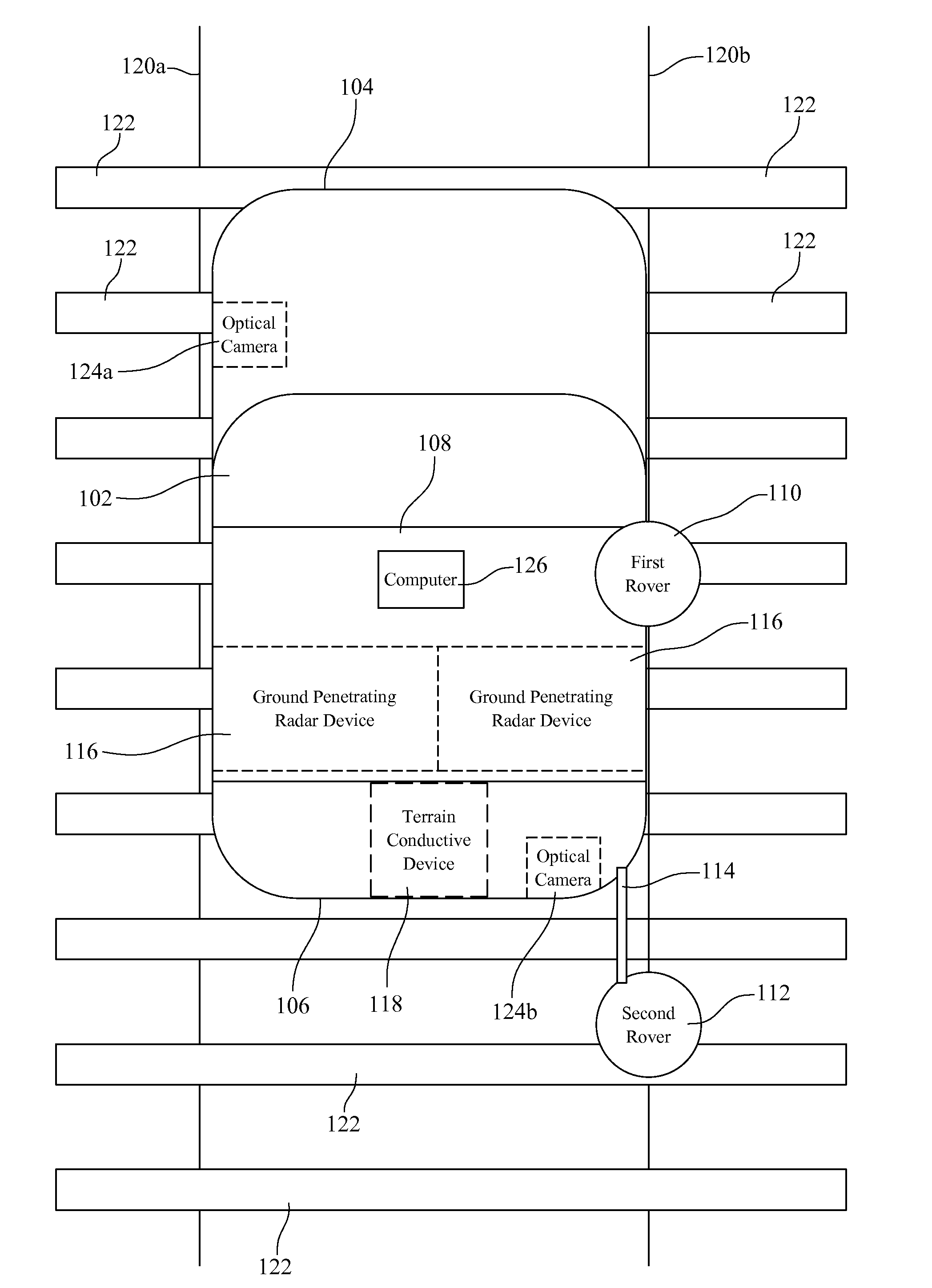 Railroad surveying and monitoring system