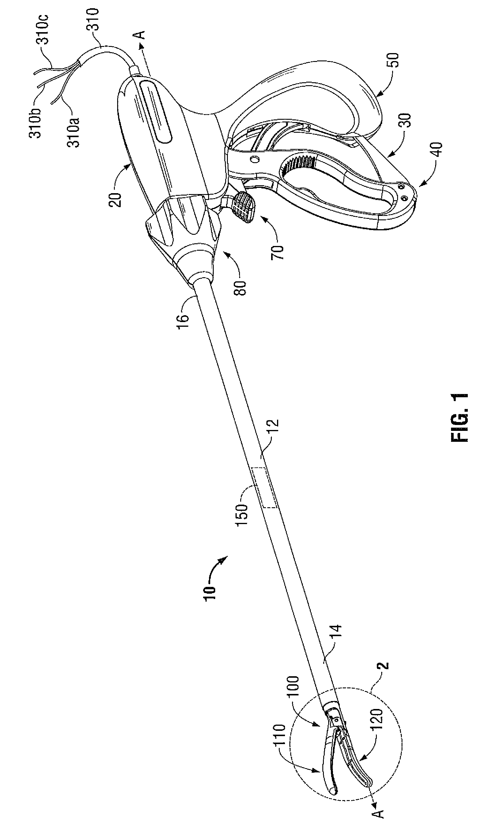 Apparatus and method of controlling cutting blade travel through the use of etched features