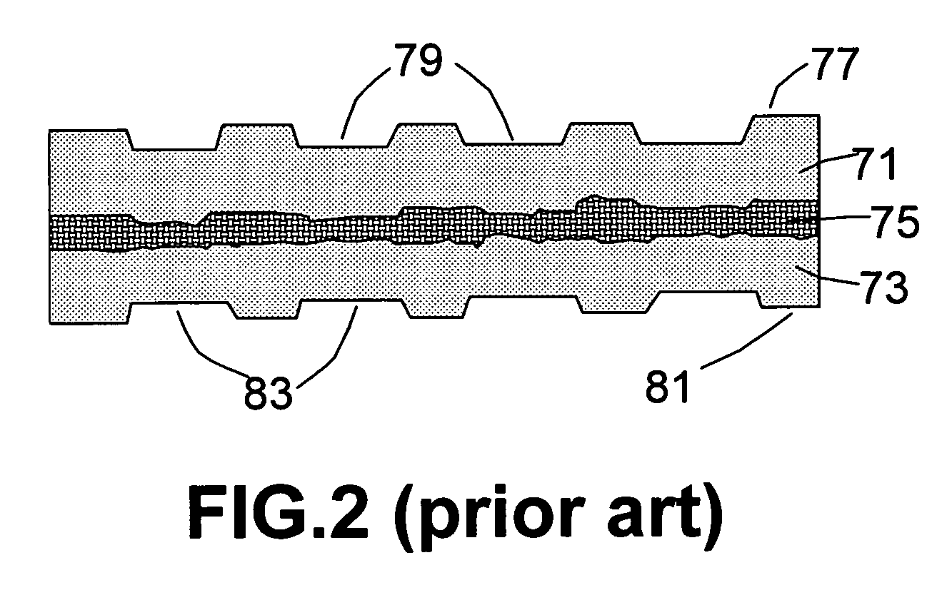 Process for producing carbon-cladded composite bipolar plates for fuel cells