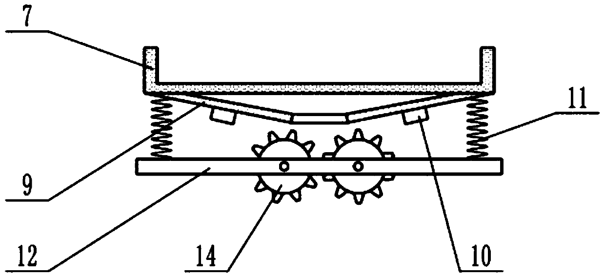 Vibrating screen for mine stone processing