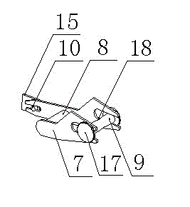 Working-condition self-adaptive lifting and falling-prevention device of scaffold