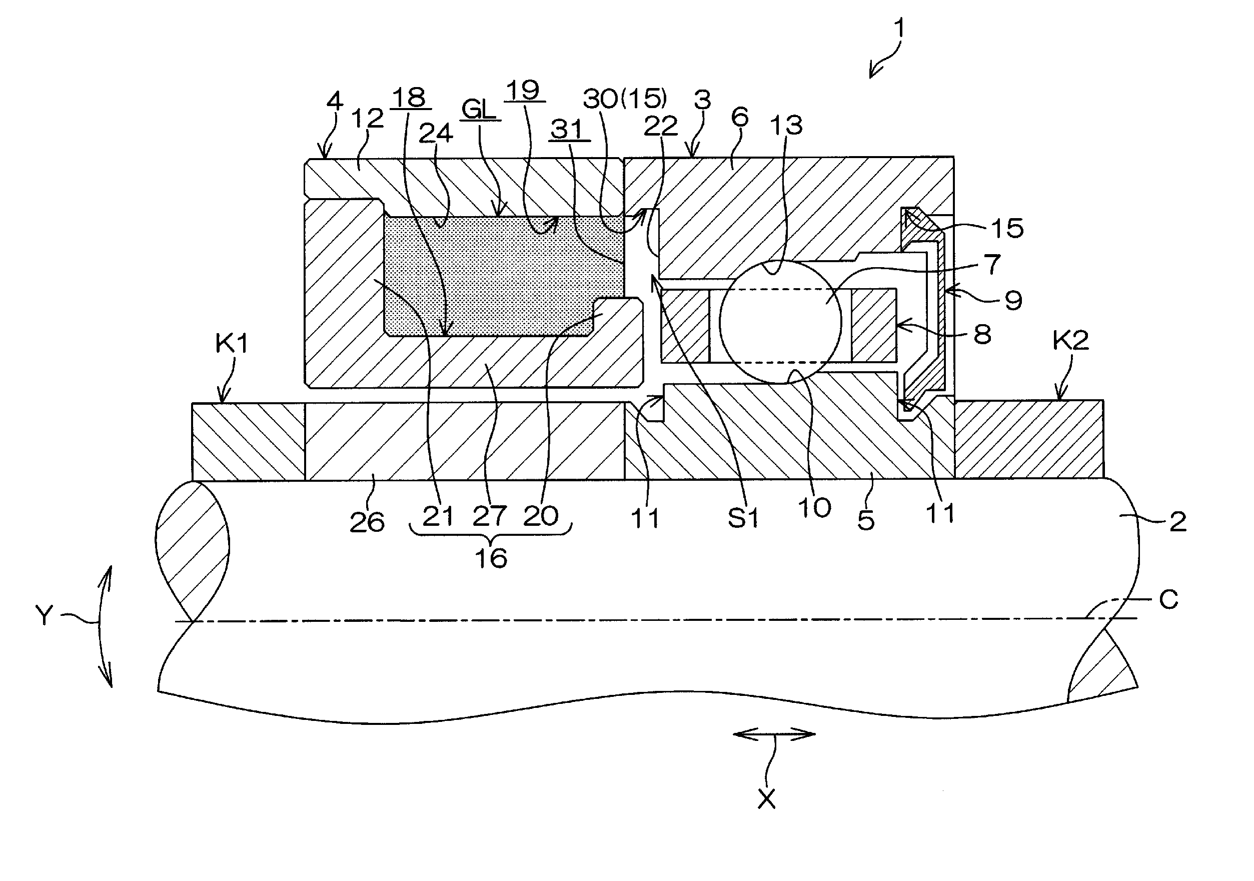 Rolling bearing device