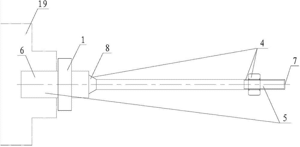 Machining tool used for thin-wall barrel type part