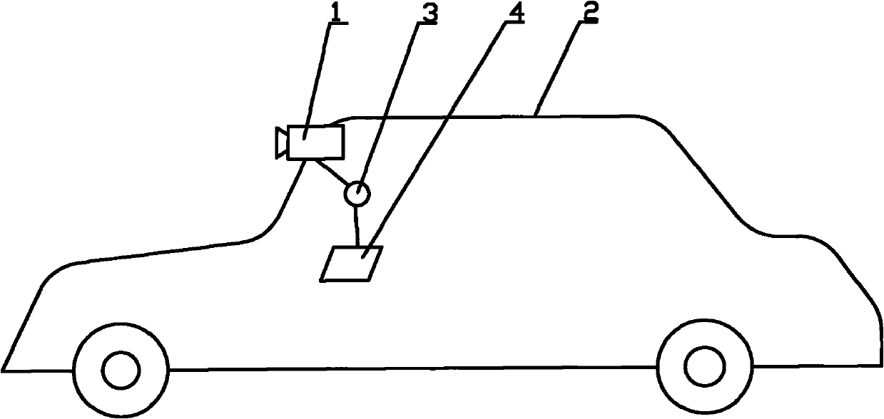 Infrared mekometer for automobile