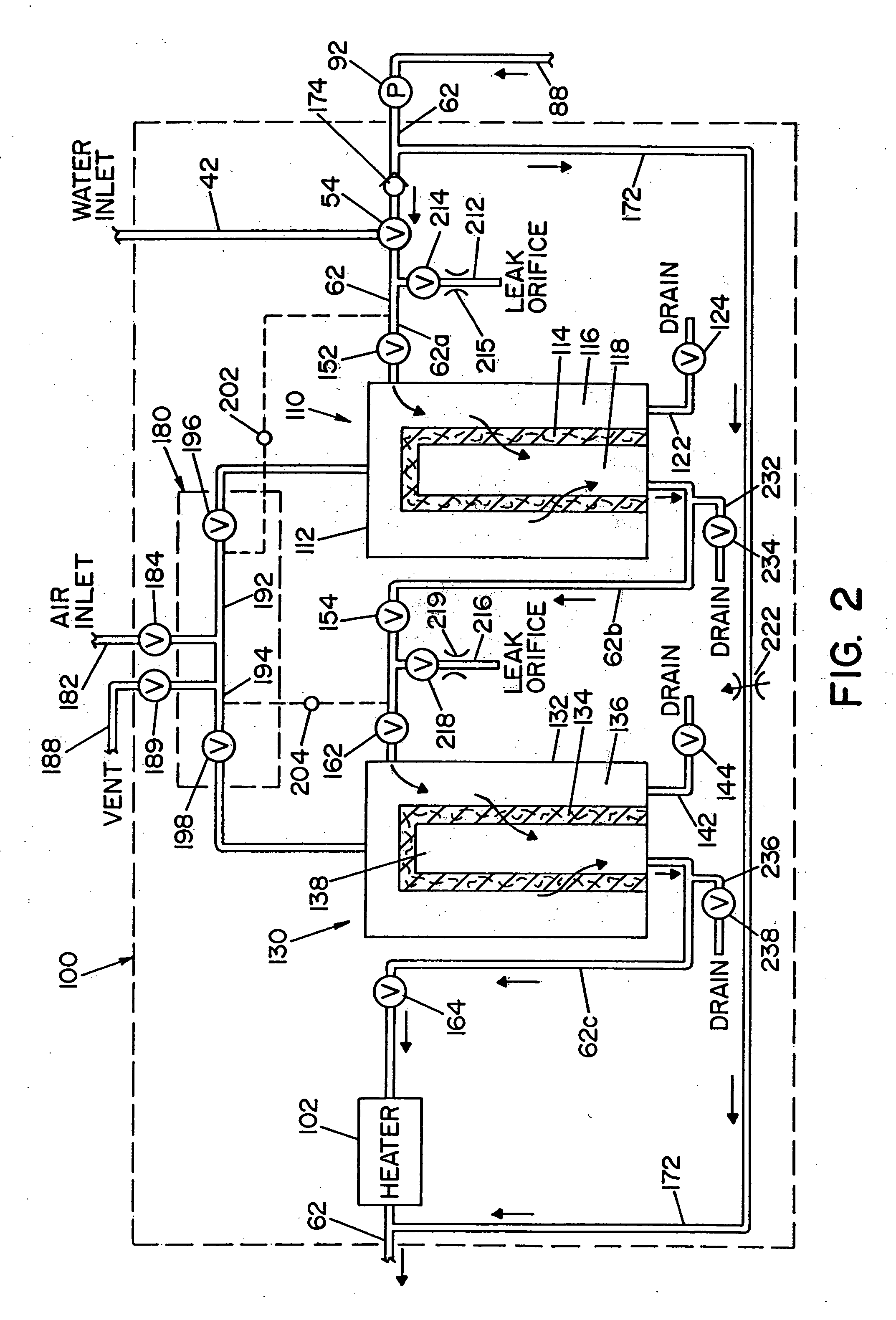 Filter assembly for a reprocessor