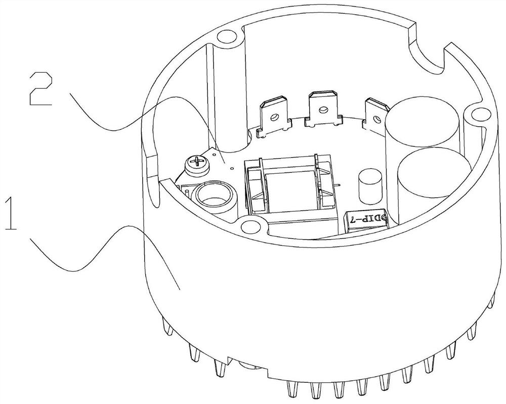 A booster pump variable frequency drive controller