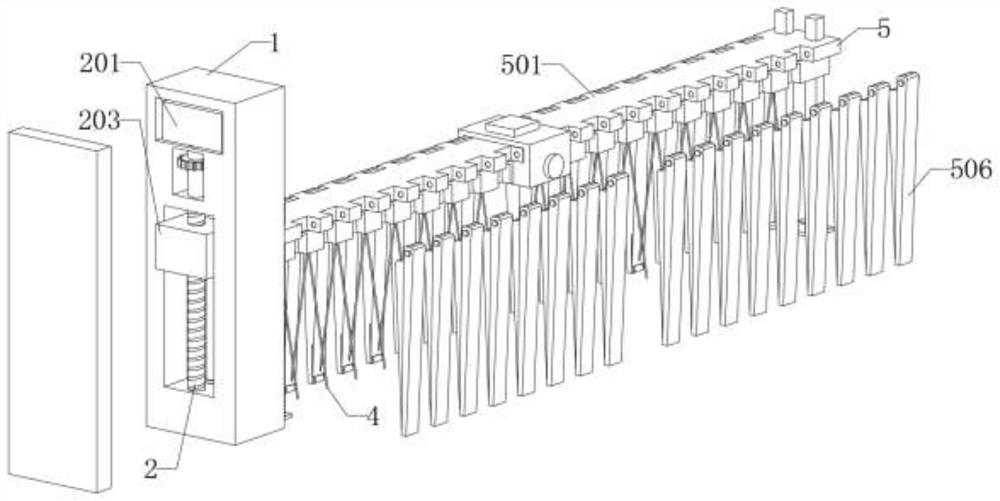 Barrier gate rapid lifting system based on vehicle passing