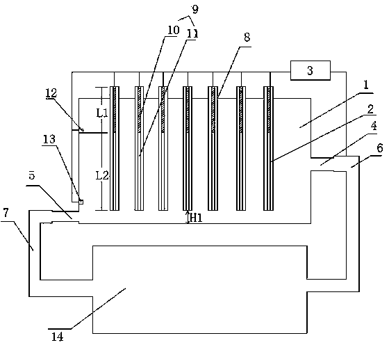 Heating apparatus for pickling tank