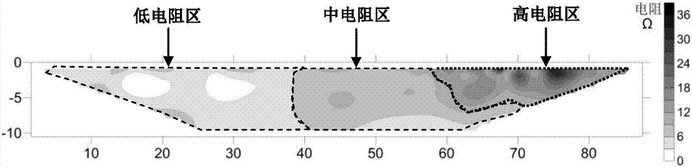 Method for accurately positioning soil contamination based on geophysical exploration and accurate estimation method