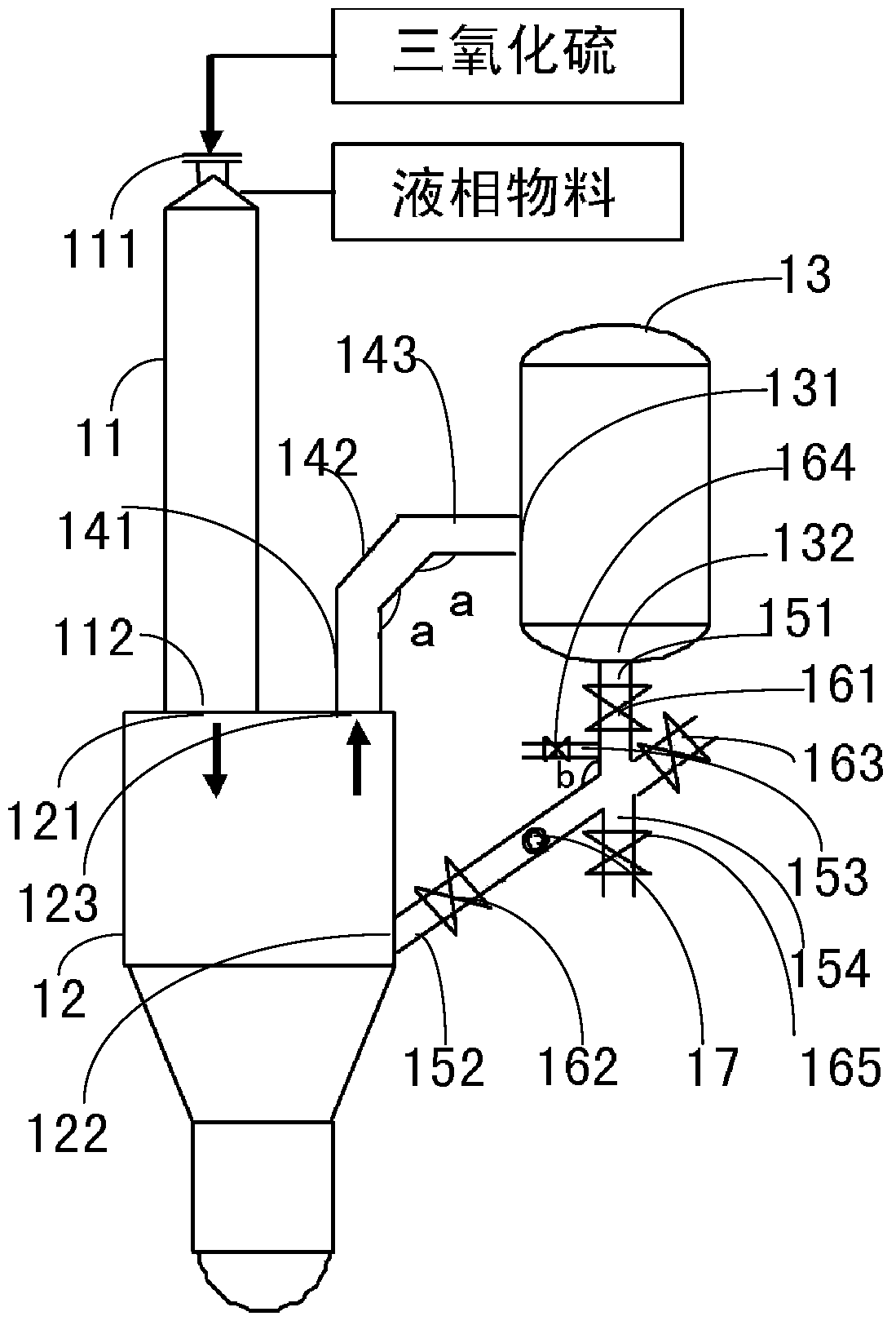 Gas-liquid separation device and separation liquid recovery method