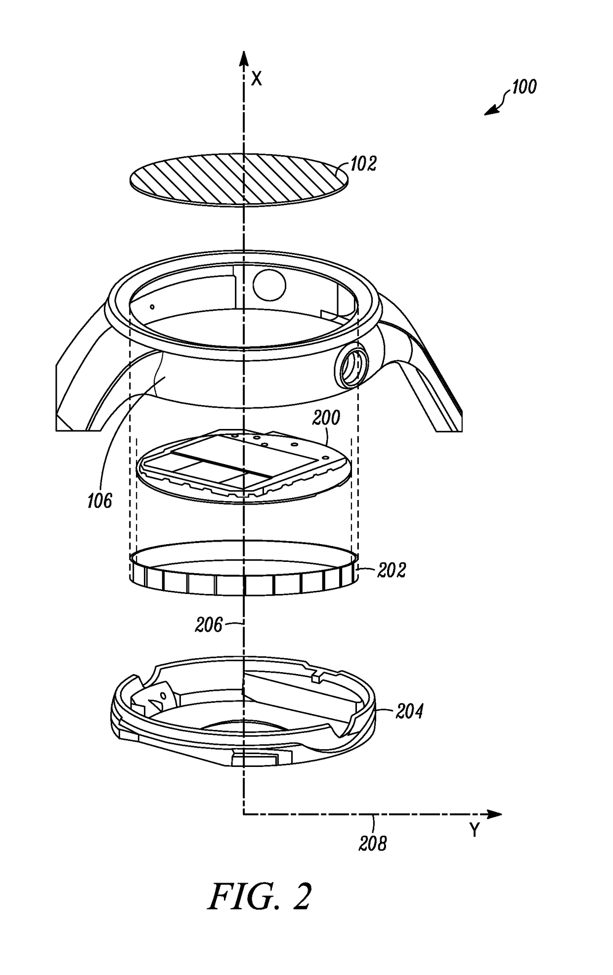 Portable electronic device with an antenna array and method for operating same