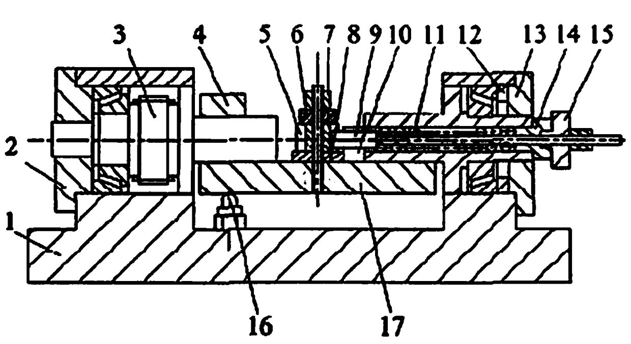 Crossed block type four-groove grinding clamp