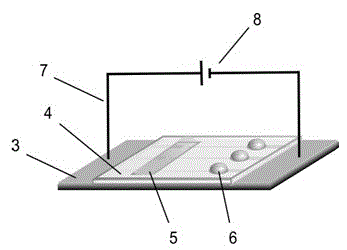 Bipolar electrode electrochemiluminescent detection method for microfluidic droplet array